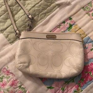 White Coach Wristlet